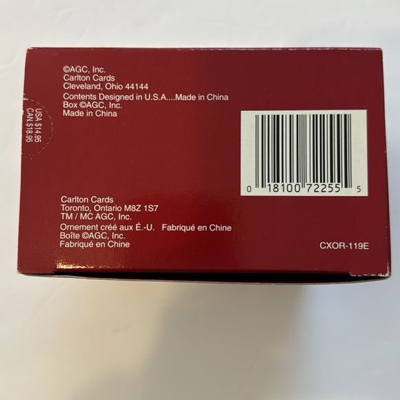 Carlton Santa Online Hanging Tree Ornament Dated 2001. Lightable open - Picture 4 of 4